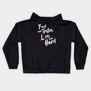 Find Your Tribe - Polyamory Infinite Heart Kids Hoodie